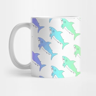 SHARK Attack On White Mug